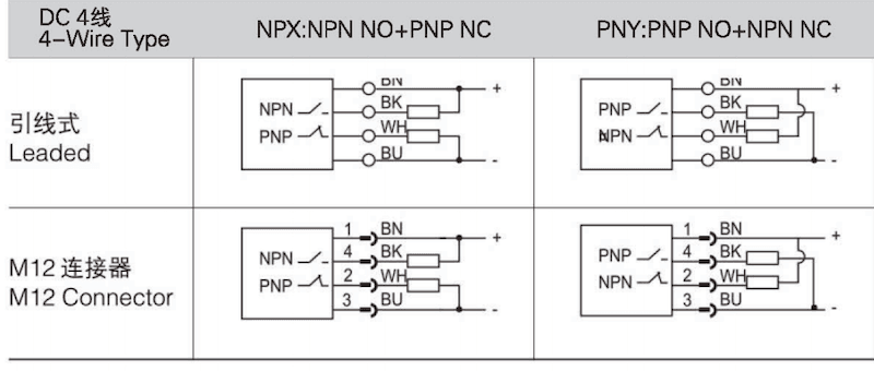 Wiring Methods and Differences Between NPN and PNP Proximity Switches