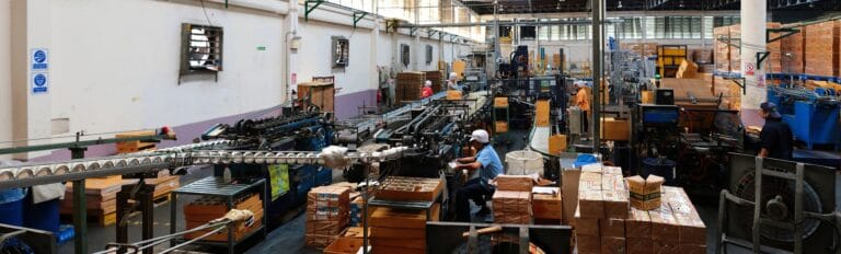 Industrial factory automated production line